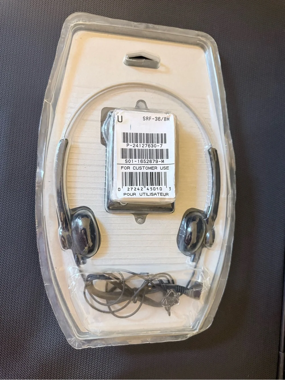 Vintage Sony Walkman SRF-36/BM Portable FM stereo receiver